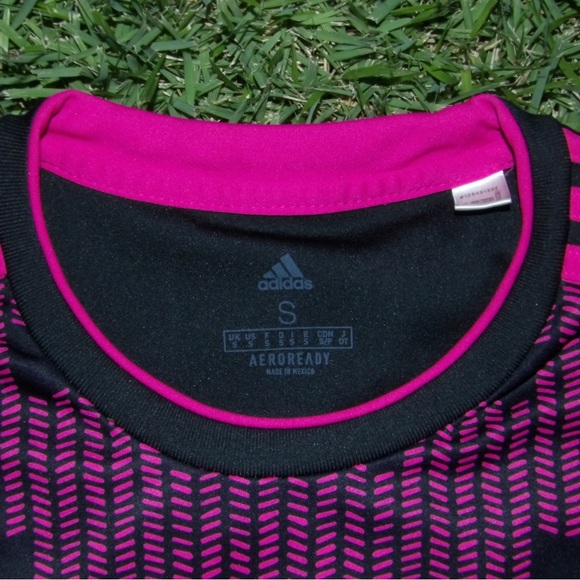 Mexico Home Jersey/ Adidas/ Size M/ Hot Pink and Black - Picture 2 of 5